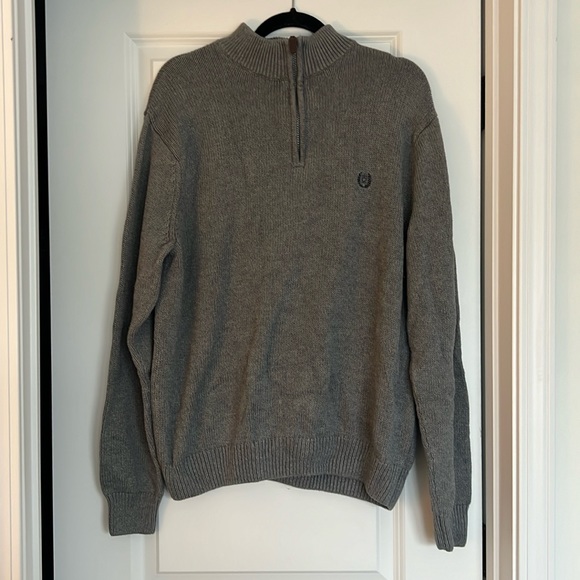 Chaps Quarter Zip Men’s Sweater - Picture 1 of 6